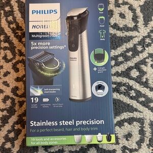Philips 19-in-1 Trimmer with Black and Silver Design